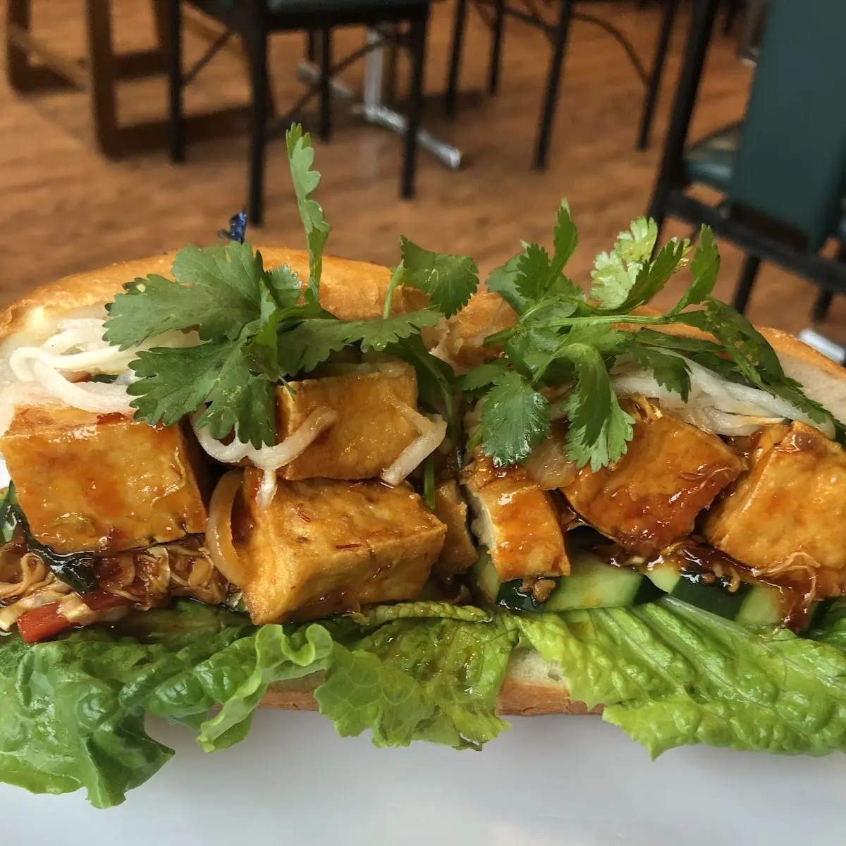 H3 K-Town Spicy  pork Bahn Mi
