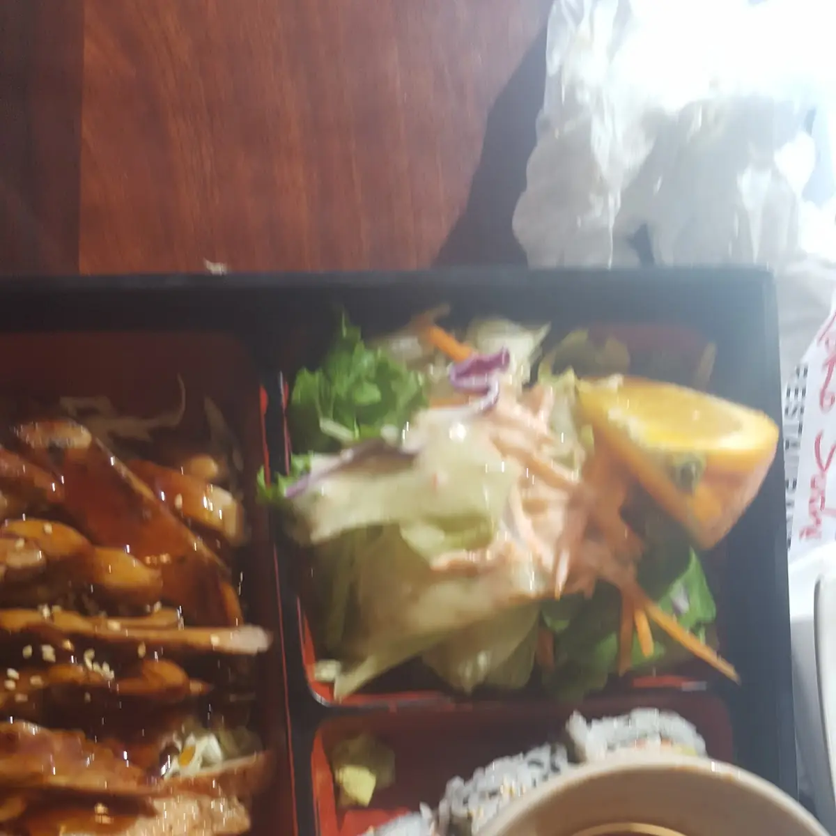 Salmon Teriyaki Lunch Box