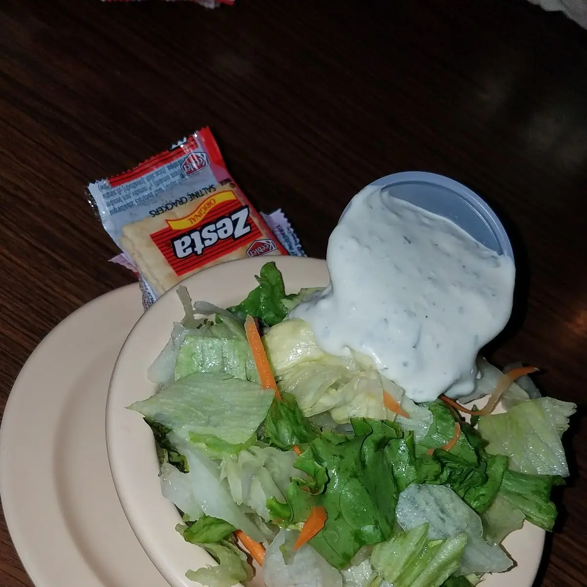 Garden Salad with Bleu Cheese