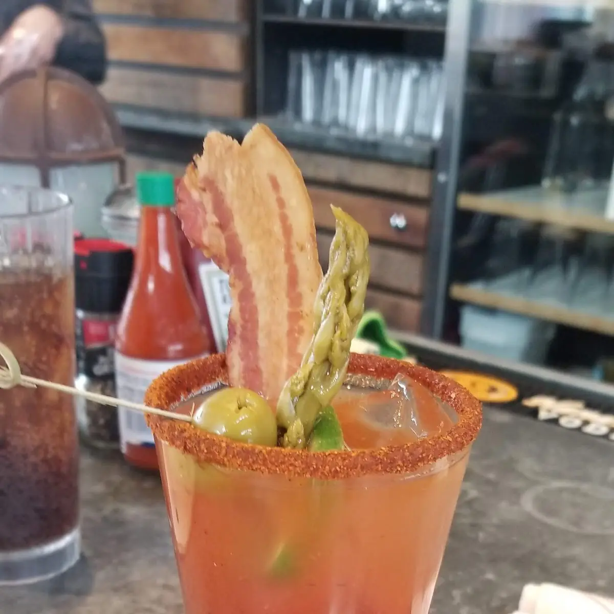 Iron Rooster Bacon Bloody Mary