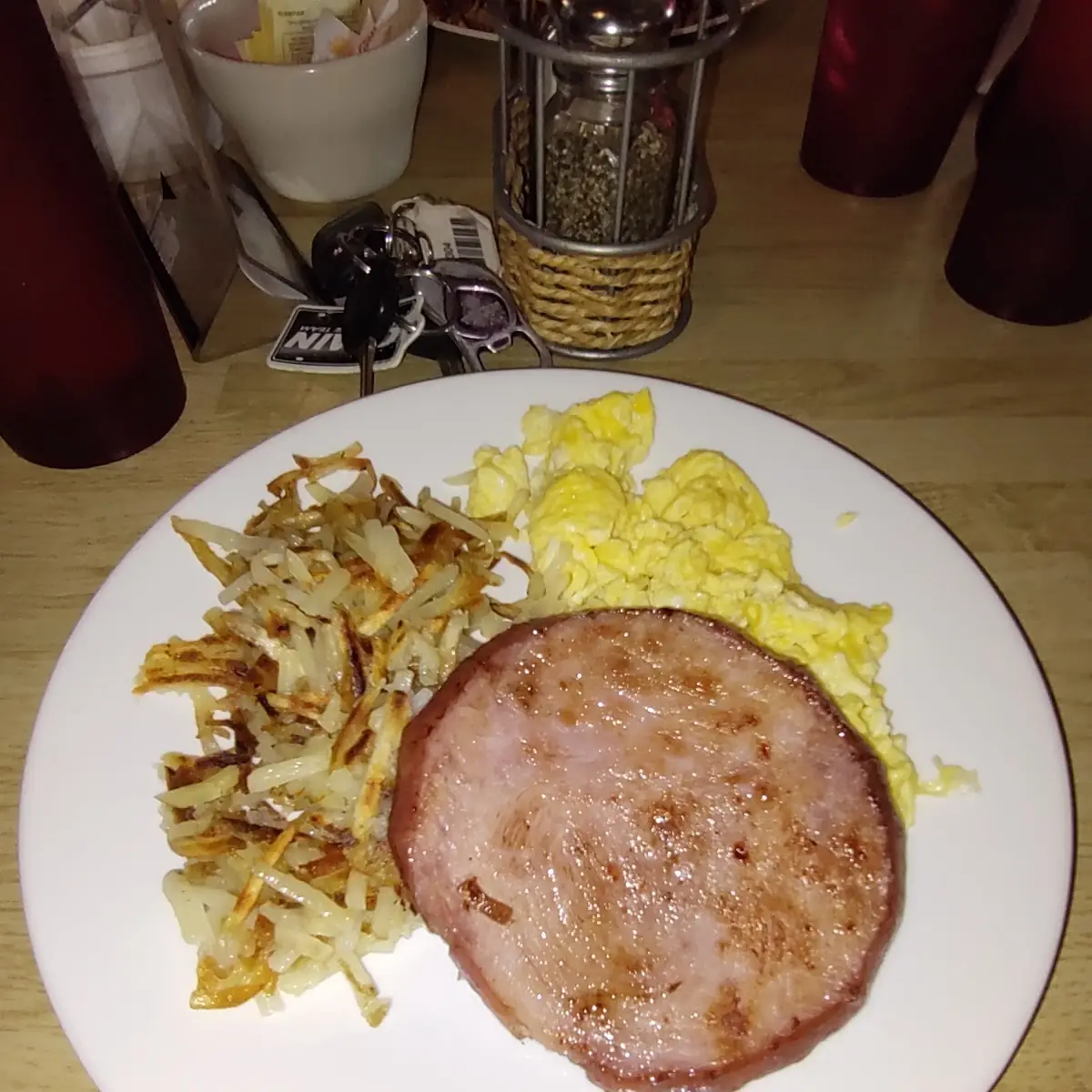 Ham Eggs and Hashbrowns