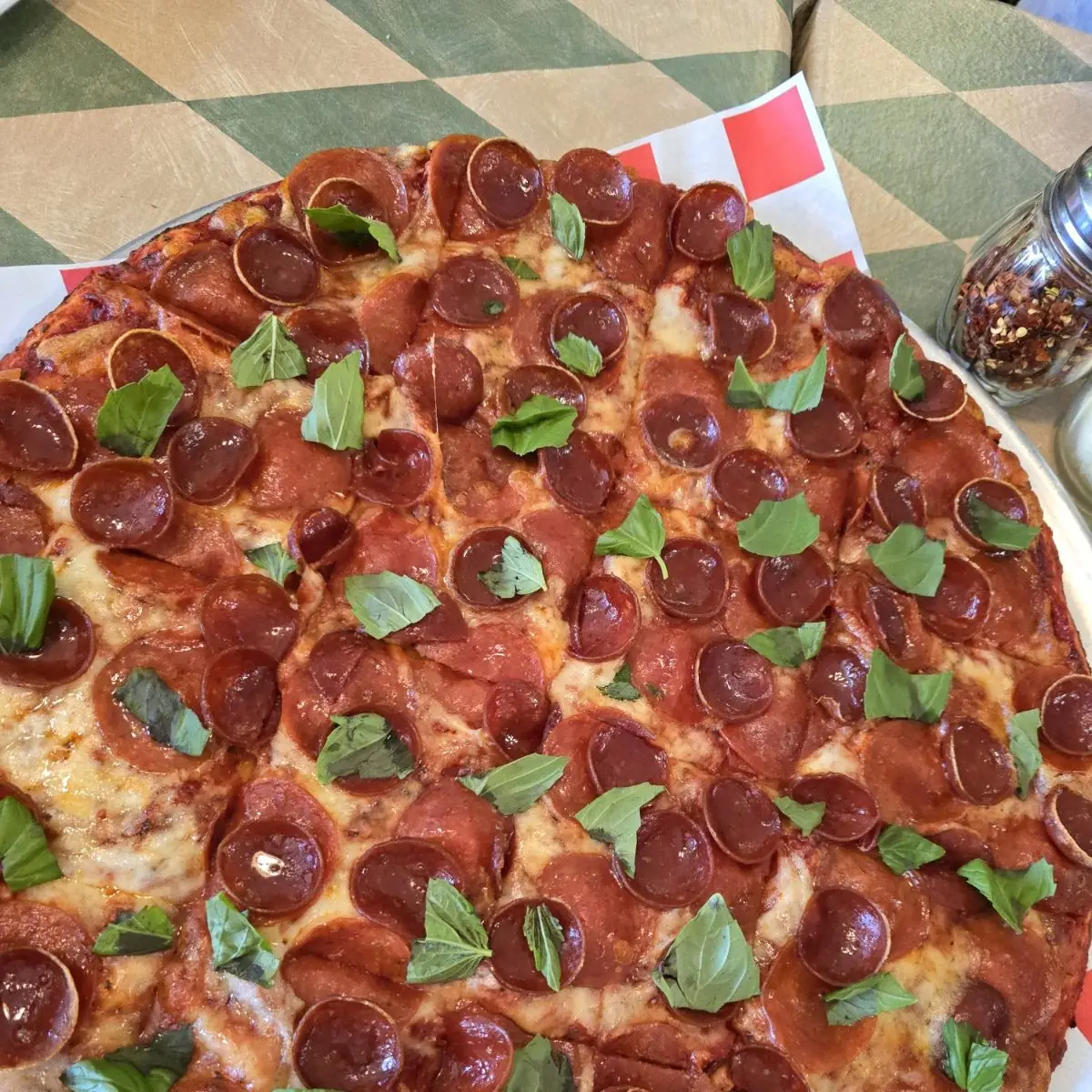 Double Pepperoni Hot Honey & Basil