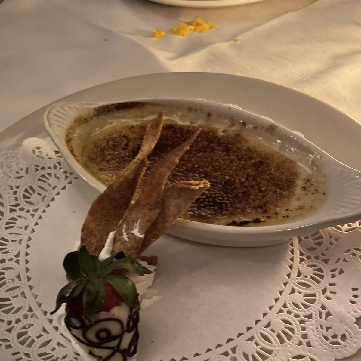 White Chocolate Creme Brulee