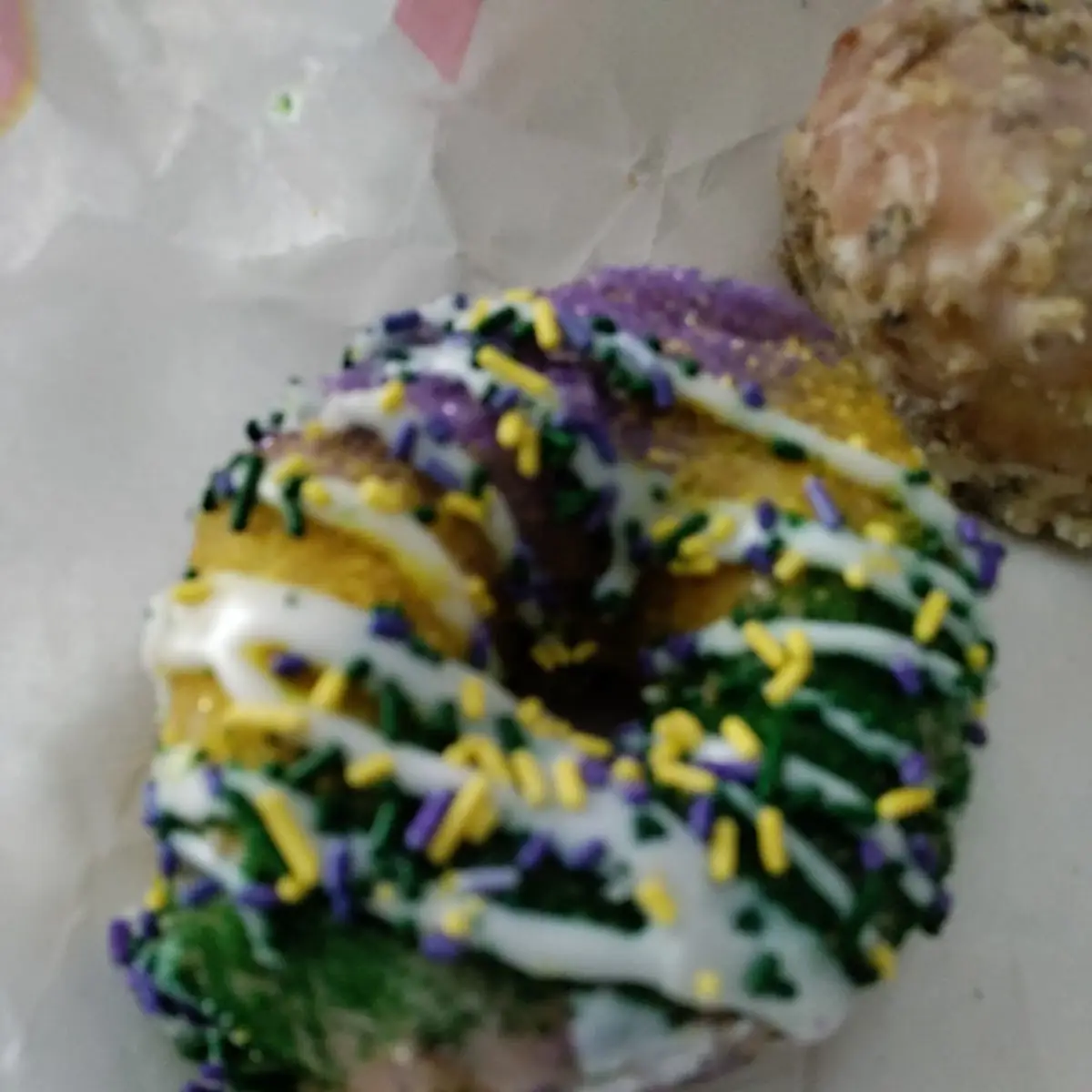 King Cake Donut