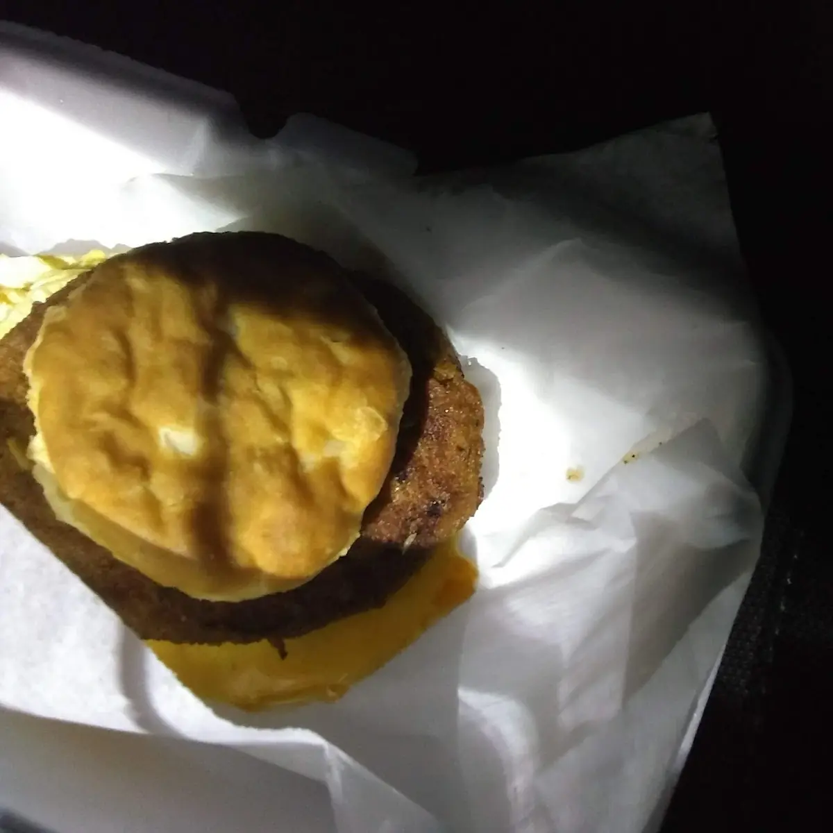Sausage Egg and Cheese Biscuit