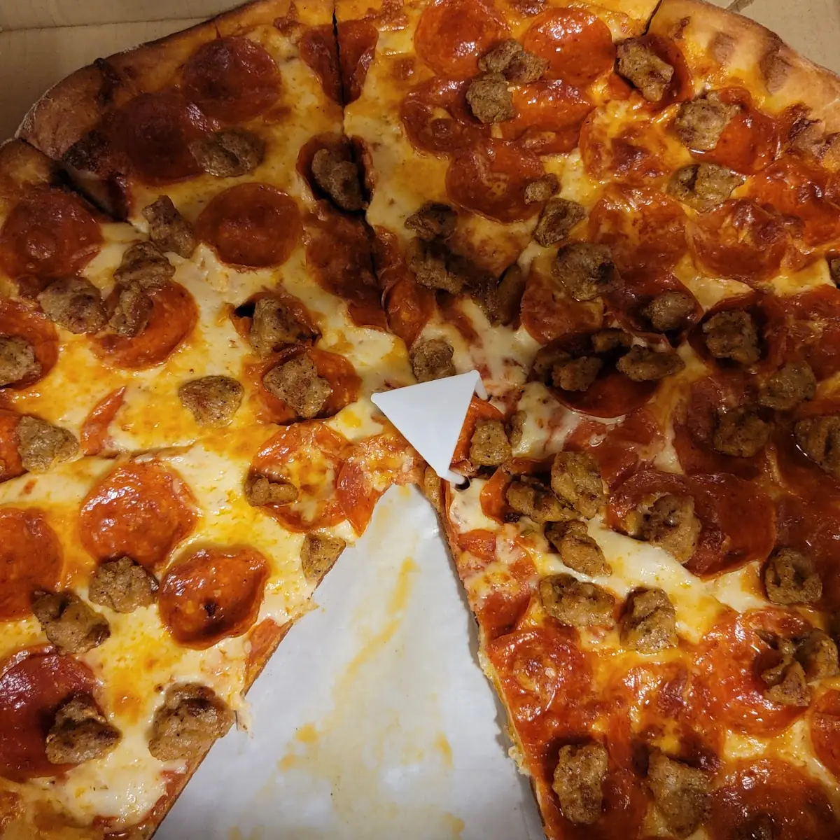 Pepperoni Sausage Pizza