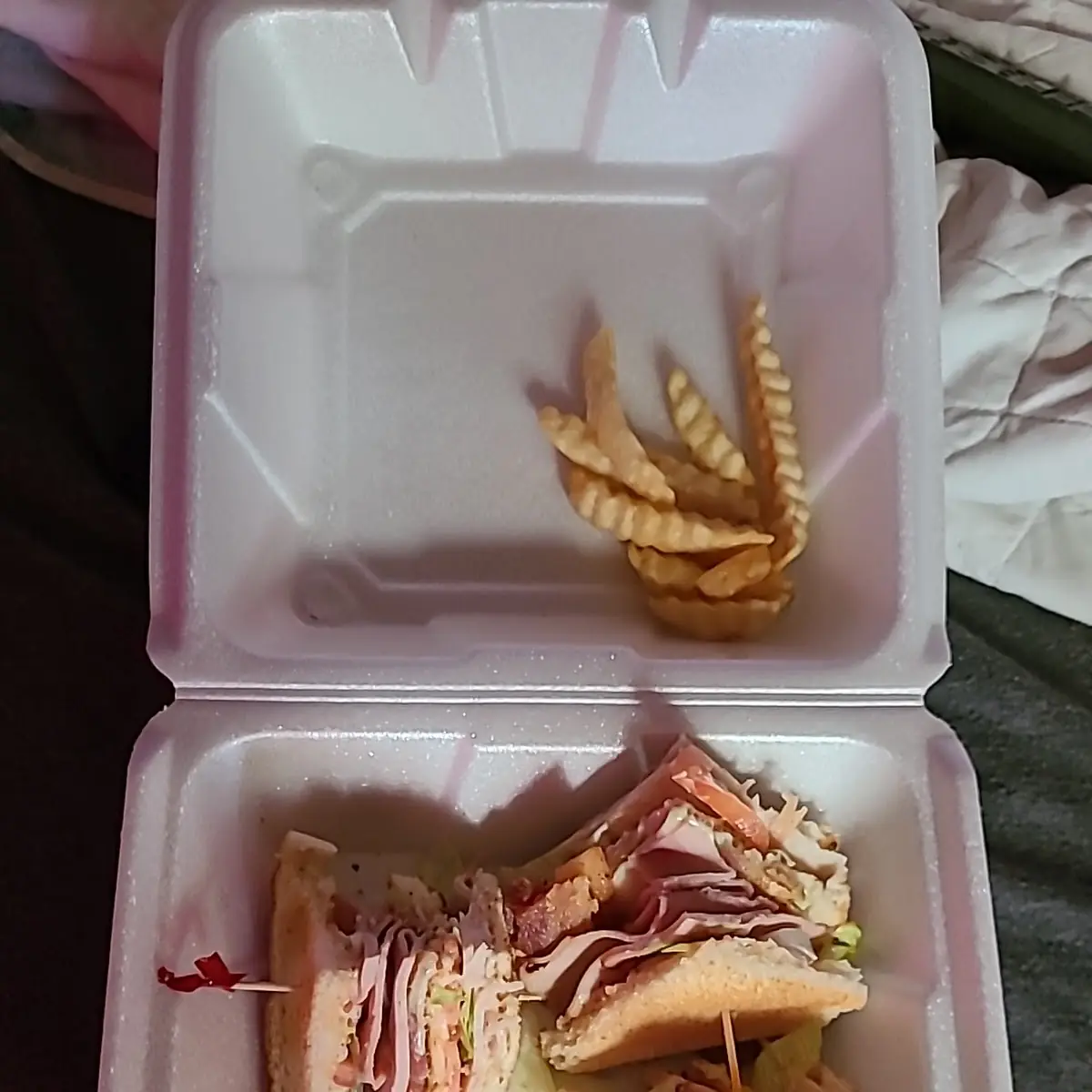 Club Sandwich with Bacon