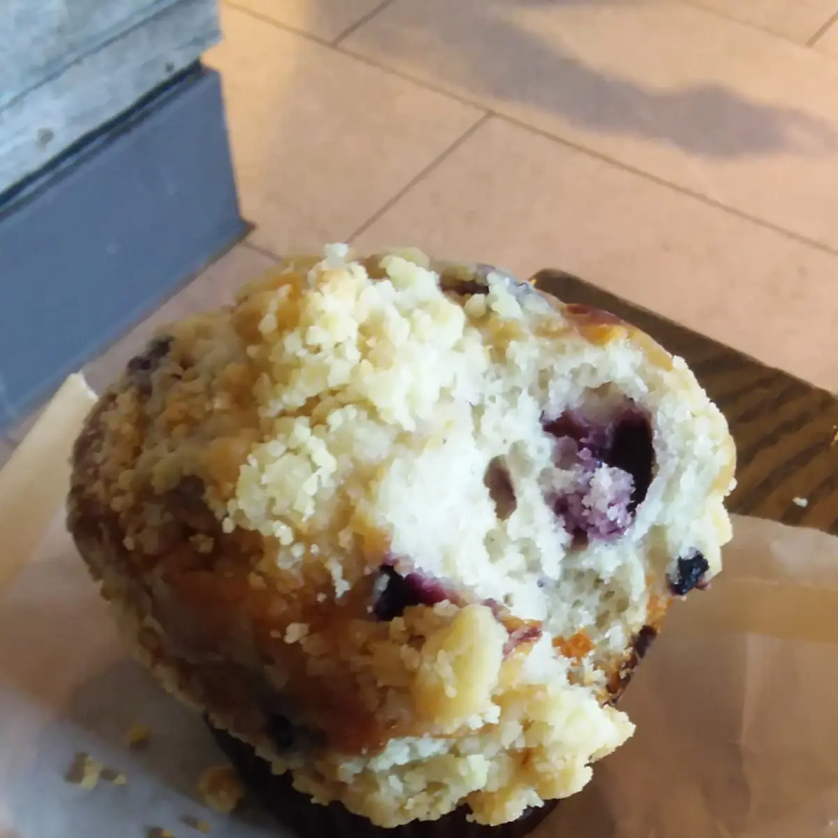 Blueberry Muffin Minus a Nibble Umm