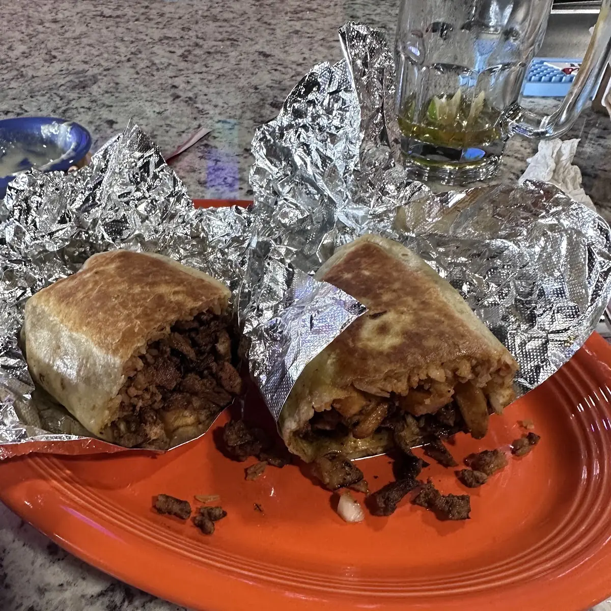 Al Pastor California Burrito