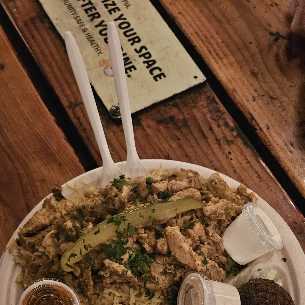 Orange Chicken Shawarma