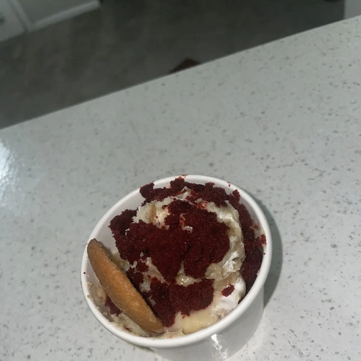 Red Velvet Cake Bread Pudding