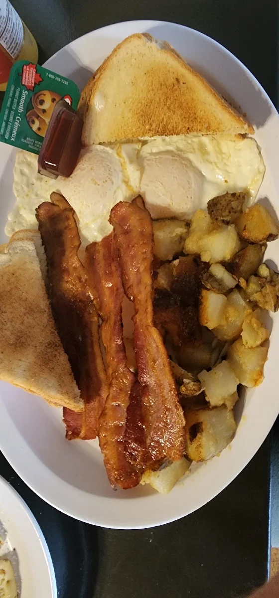 Eggs Home Fries Toast