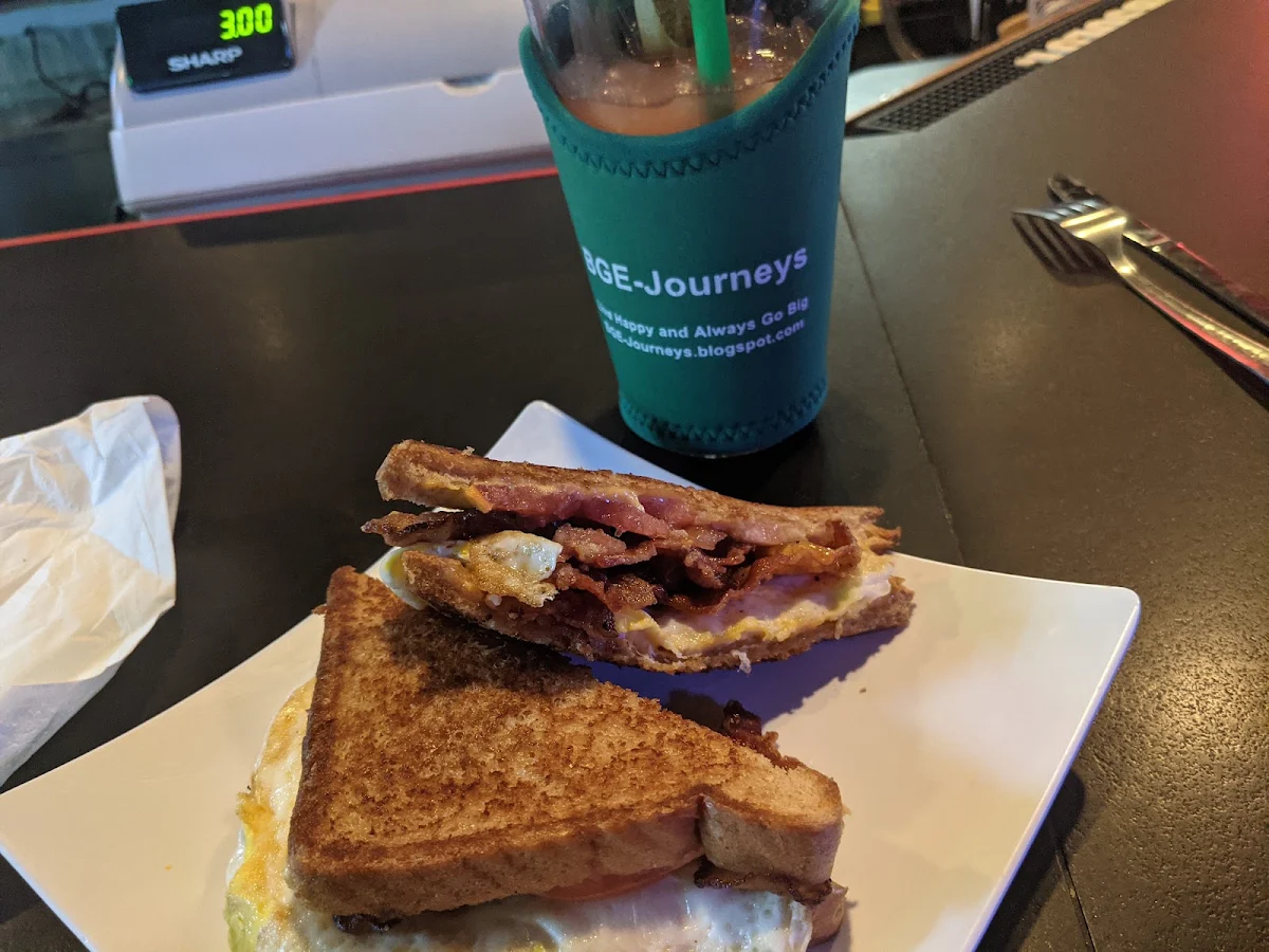 Mom's Breakfast Sandwich on Whole Wheat