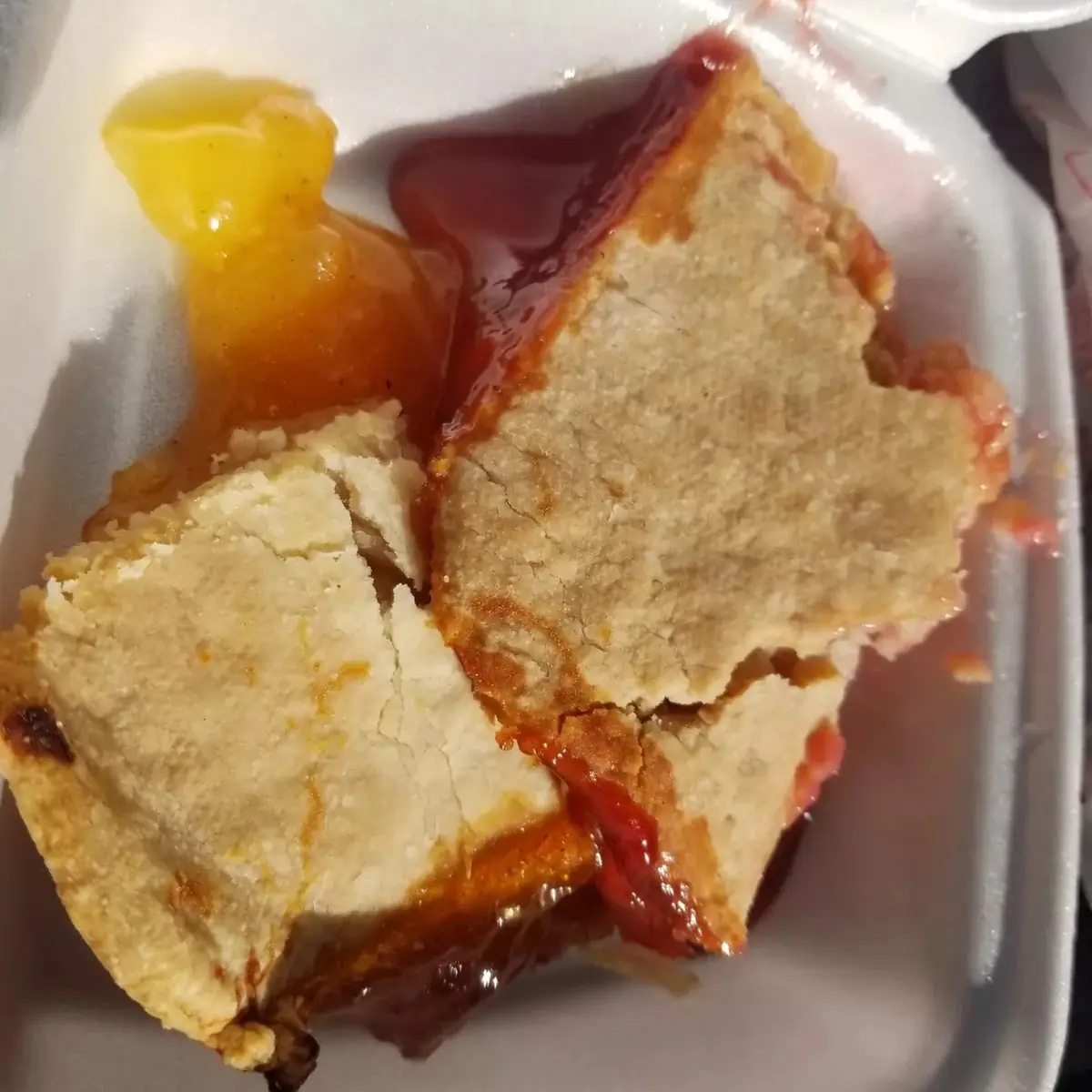 Peach and Cherry Cobbler