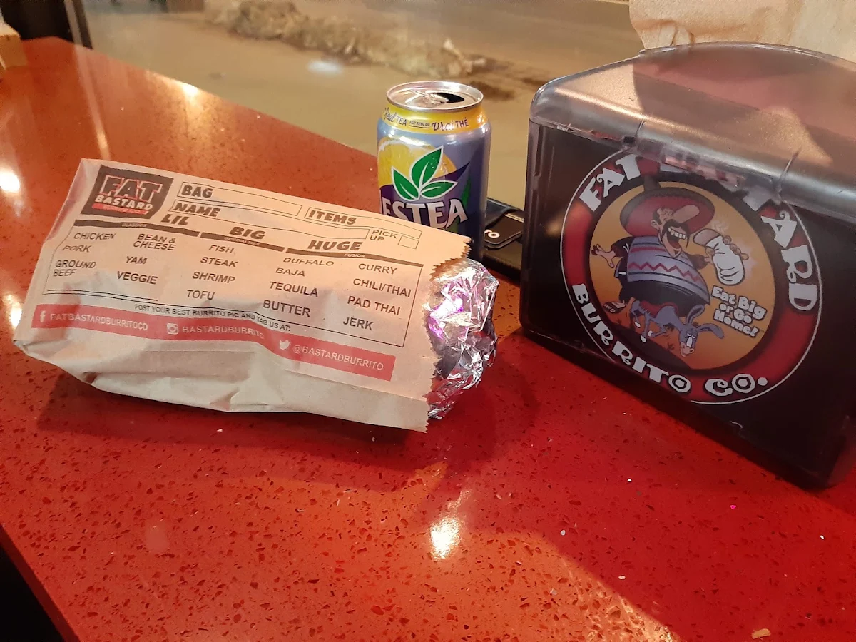 Buffalo Chicken, Fat Bastard Burrito
