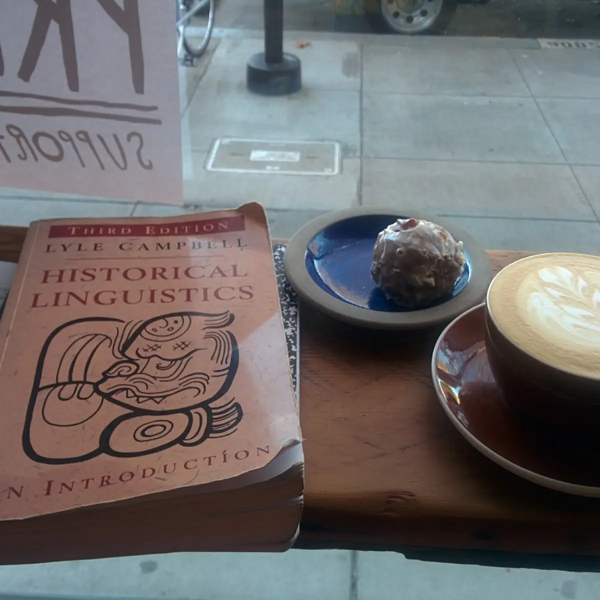 Latte and Doughnut Hole