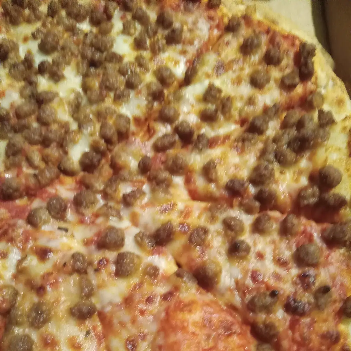 Double Mild Sausage Pizza