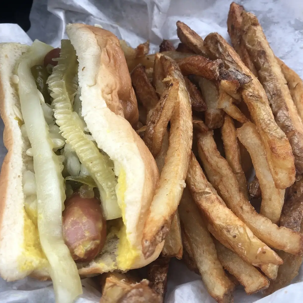 Hot Dog and Fries