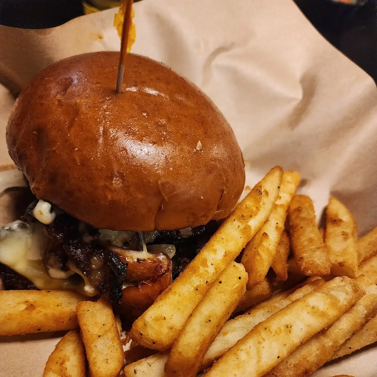 Mushroom Swiss Burger