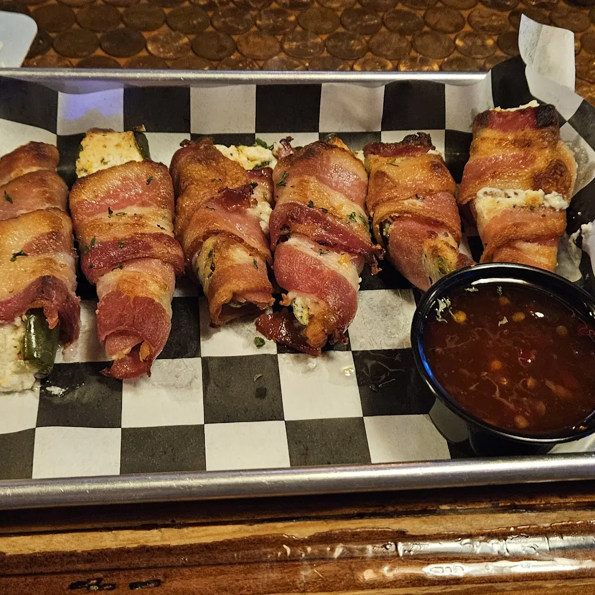 Bacon Wrapped Jalapeño Poppers