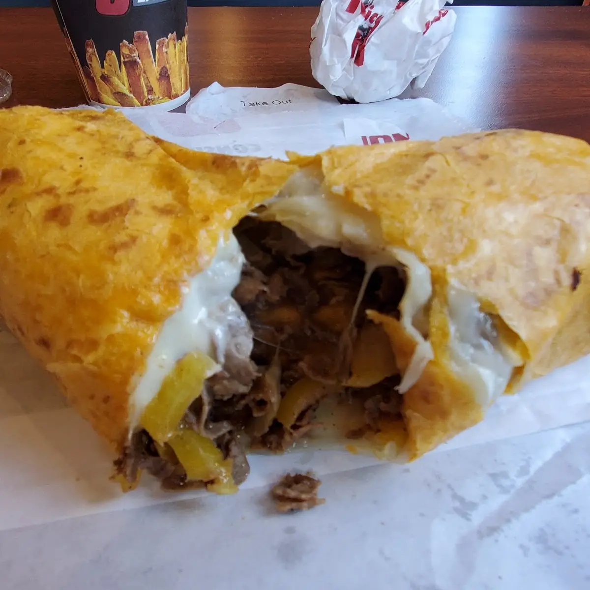Philly Cheesesteak Wrap