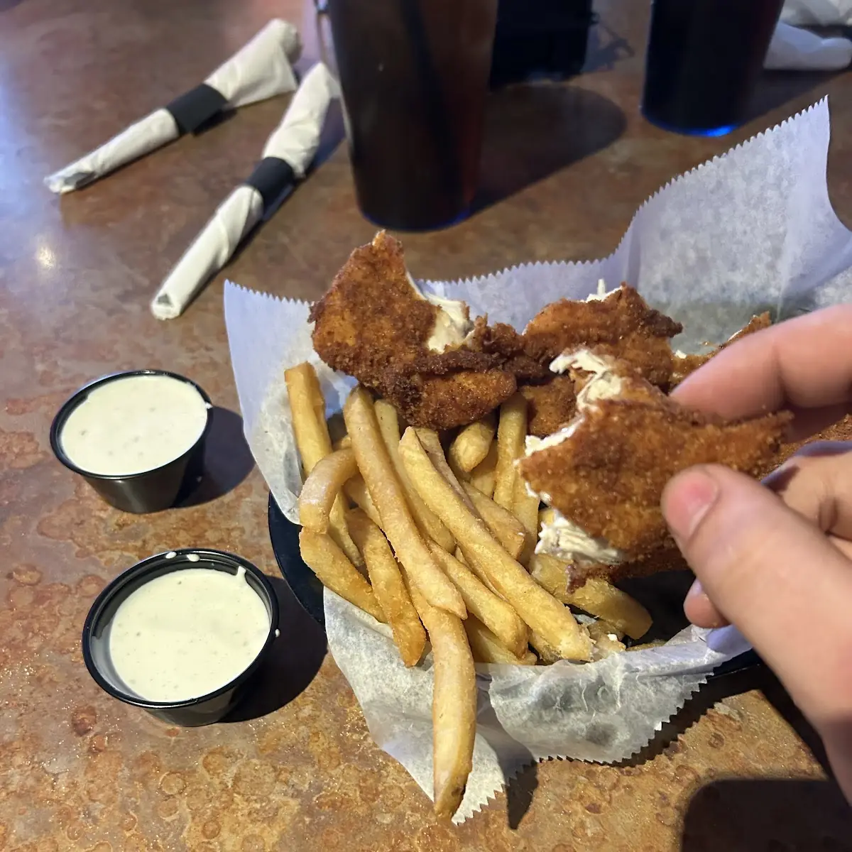 Chicken Tenders with Fries
