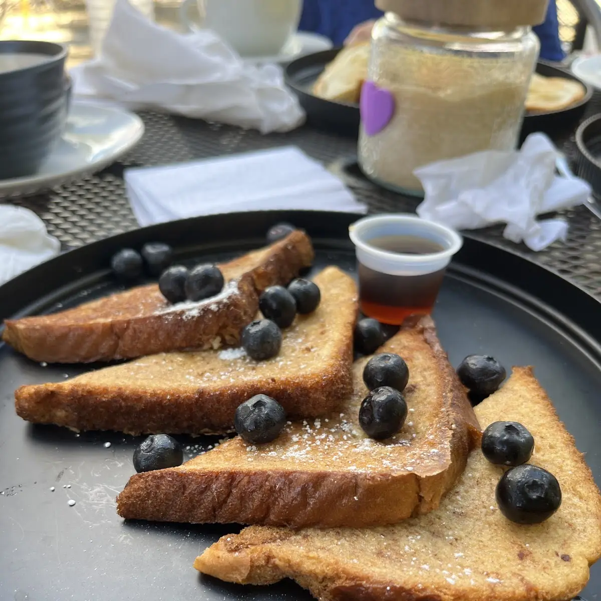 French Toast with Toppings