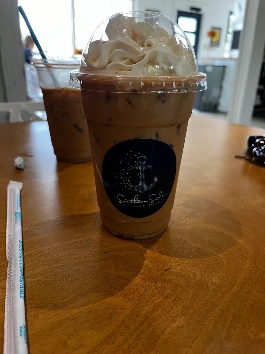 Salted Caramel Iced Coffee