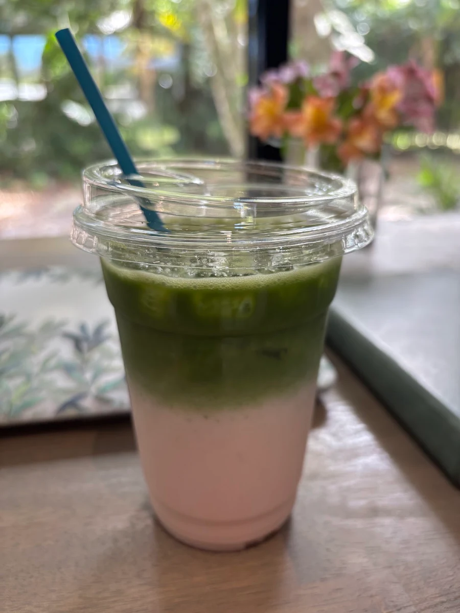Strawberry Matcha Latte