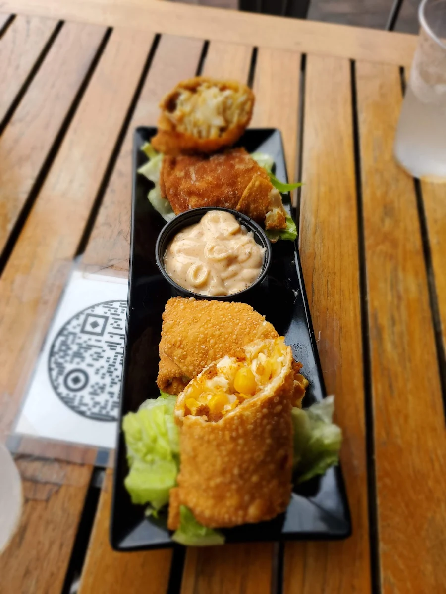 Crab Cake Egg Rolls