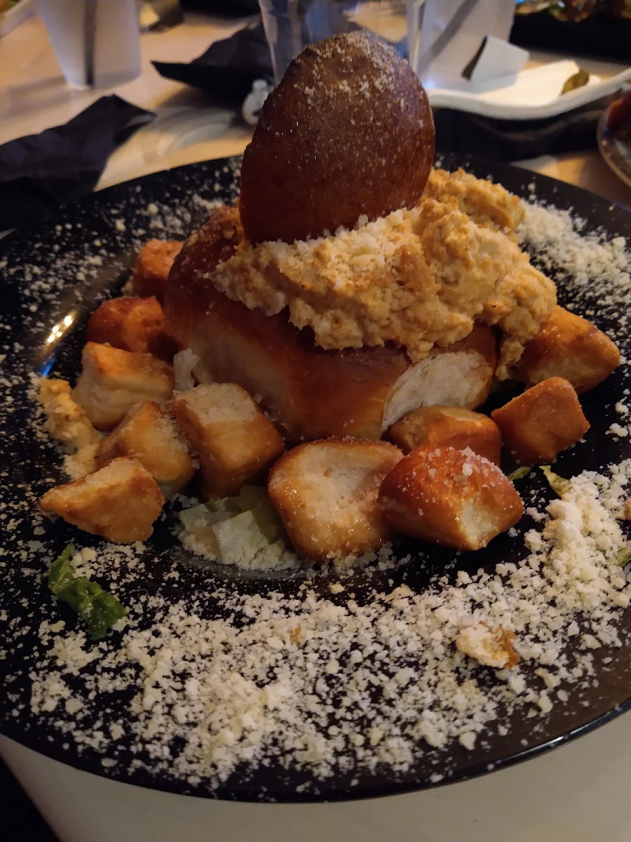 Crab Dip and Pretzel Bites