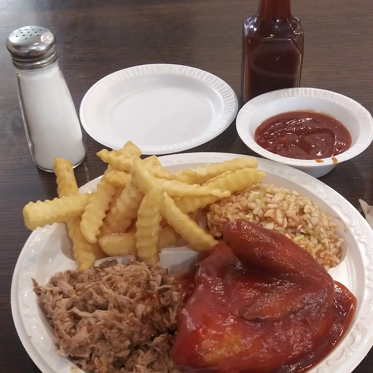 Chopped BBQ Pork Dinner