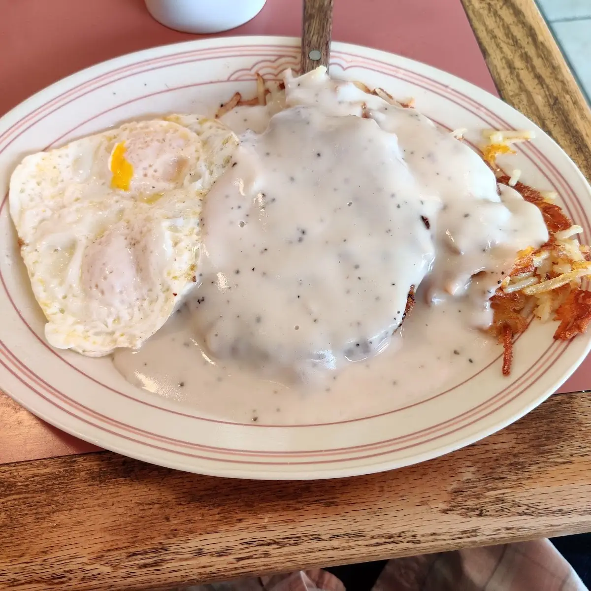 Chicken Fried Steak and Eggs