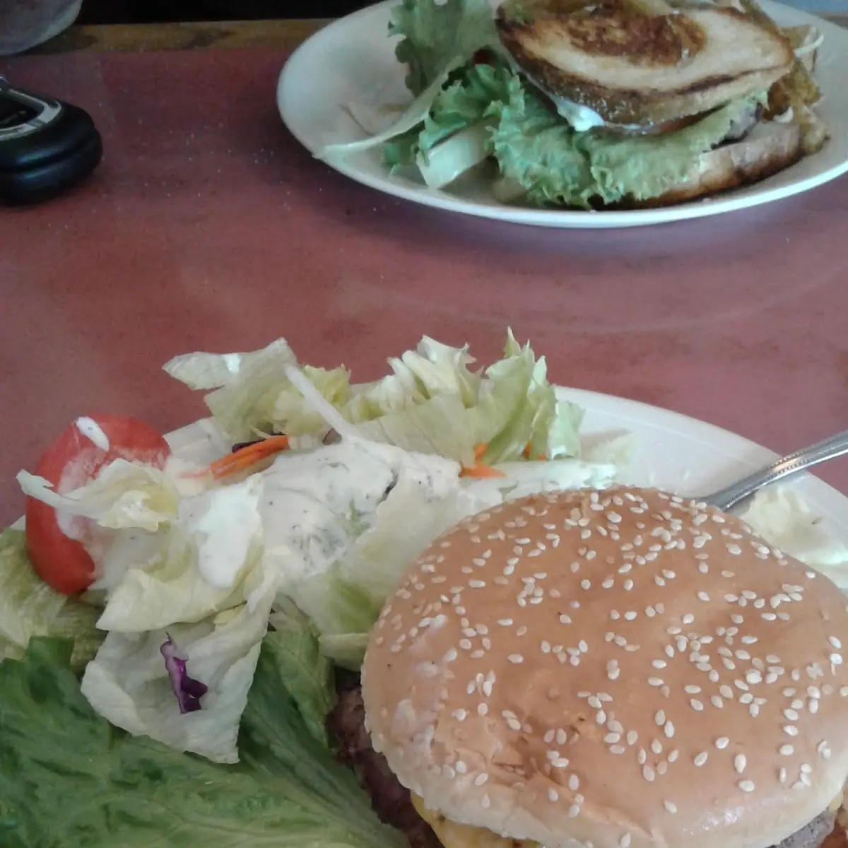 Salad with Ranch Dressing