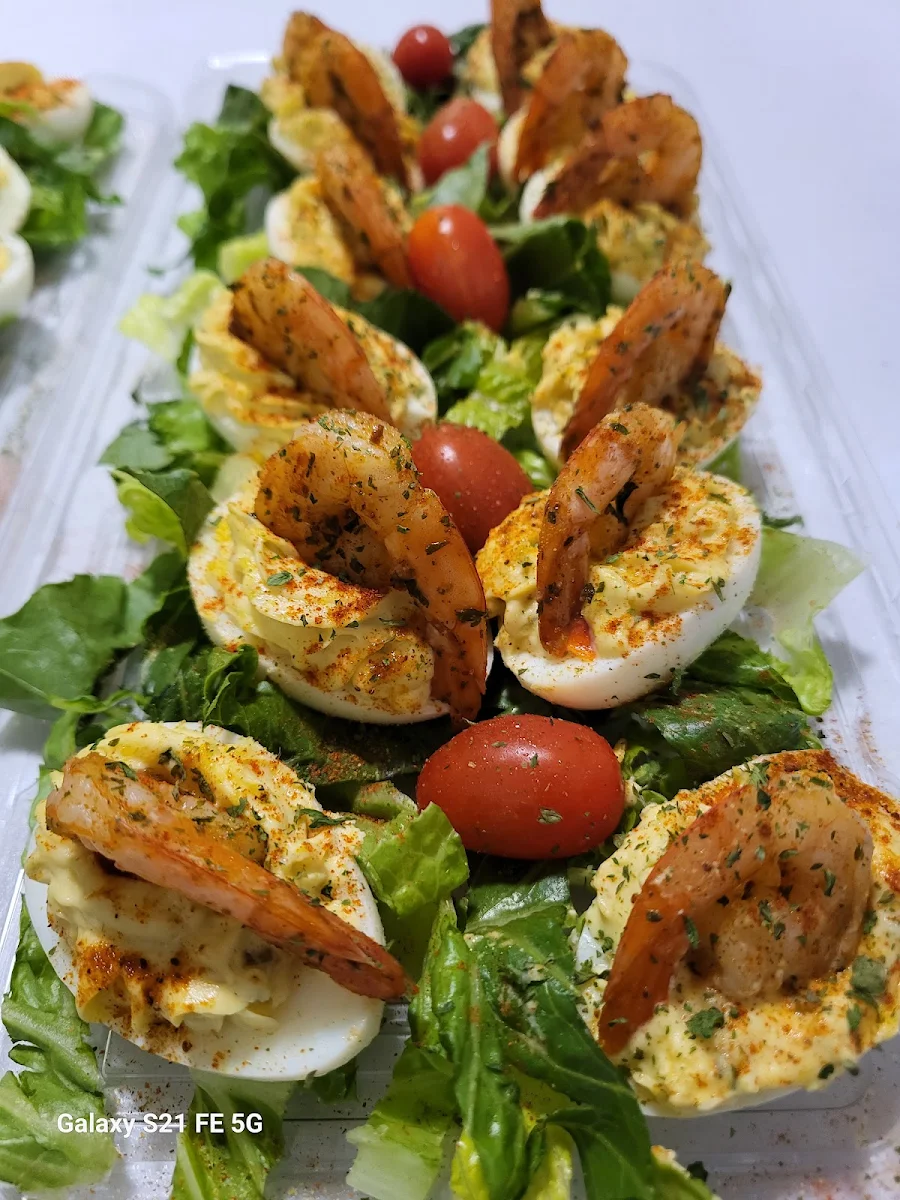 Shrimp Deviled Eggs