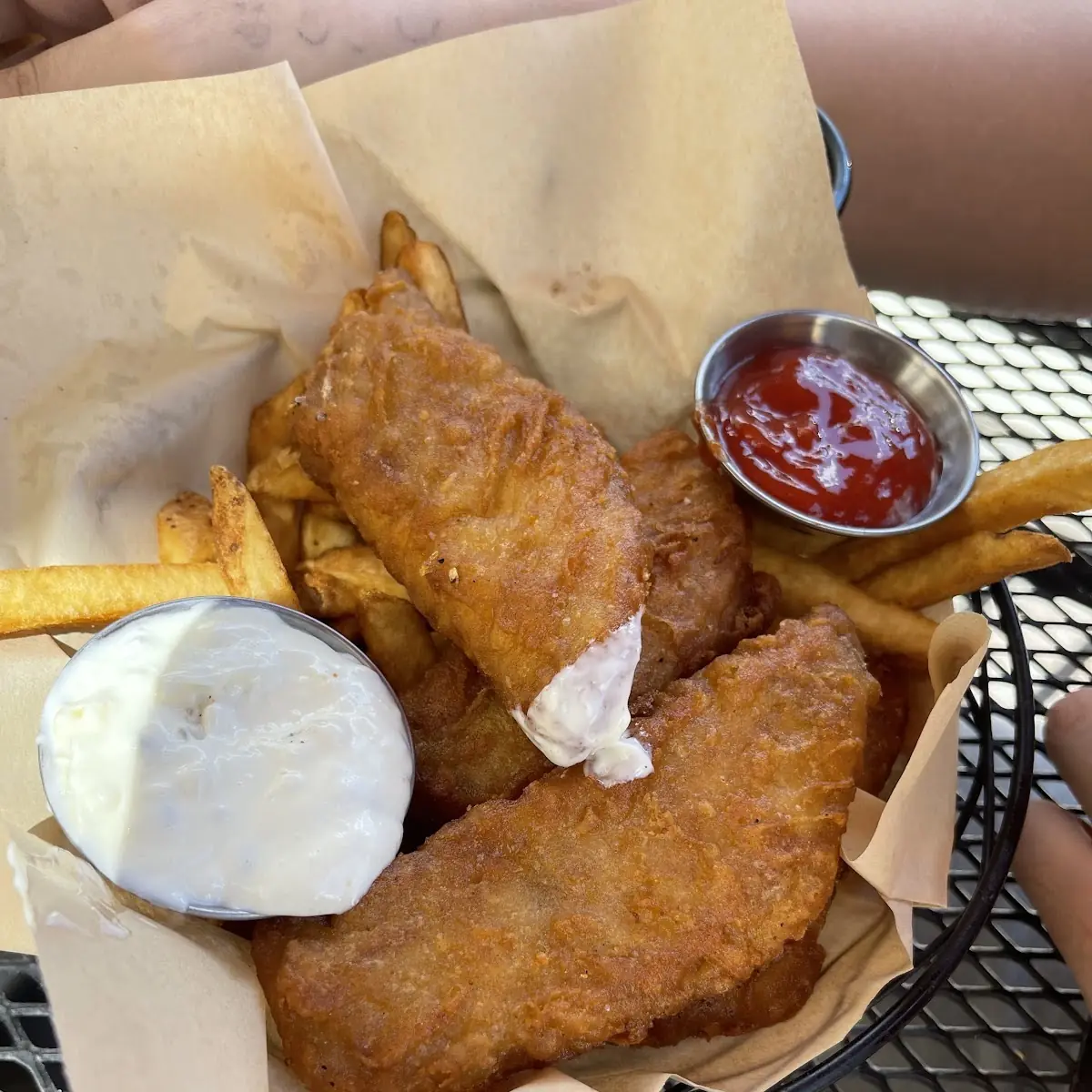 Ale Battered Fish and Chips