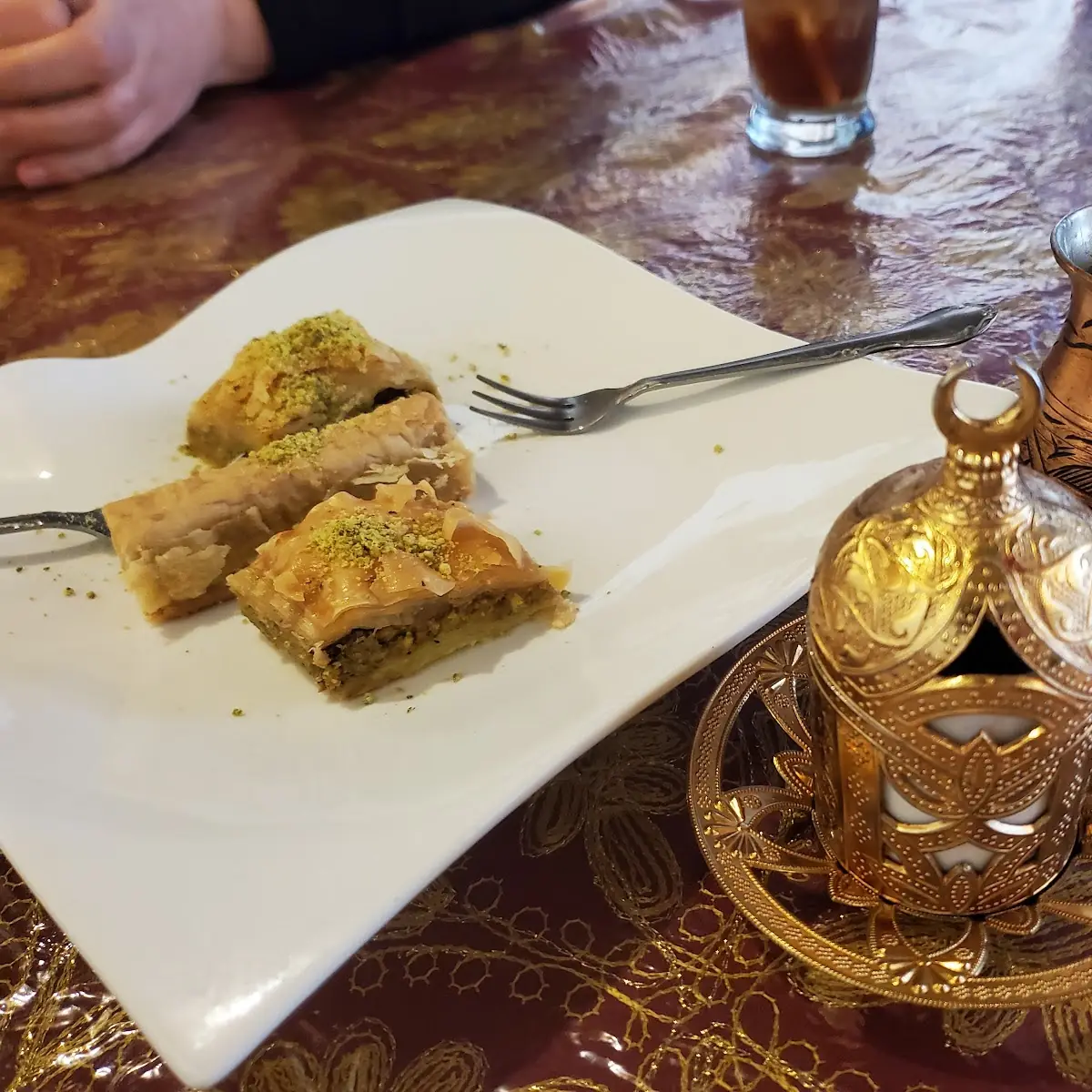 Baklava Lady Finger Turkish Coffee
