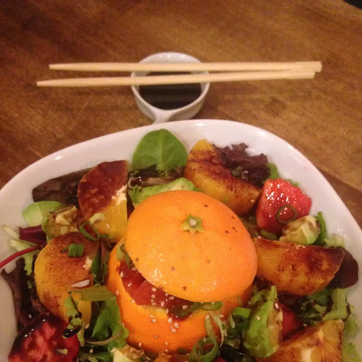 Spicy Wild Salmon Sashimi