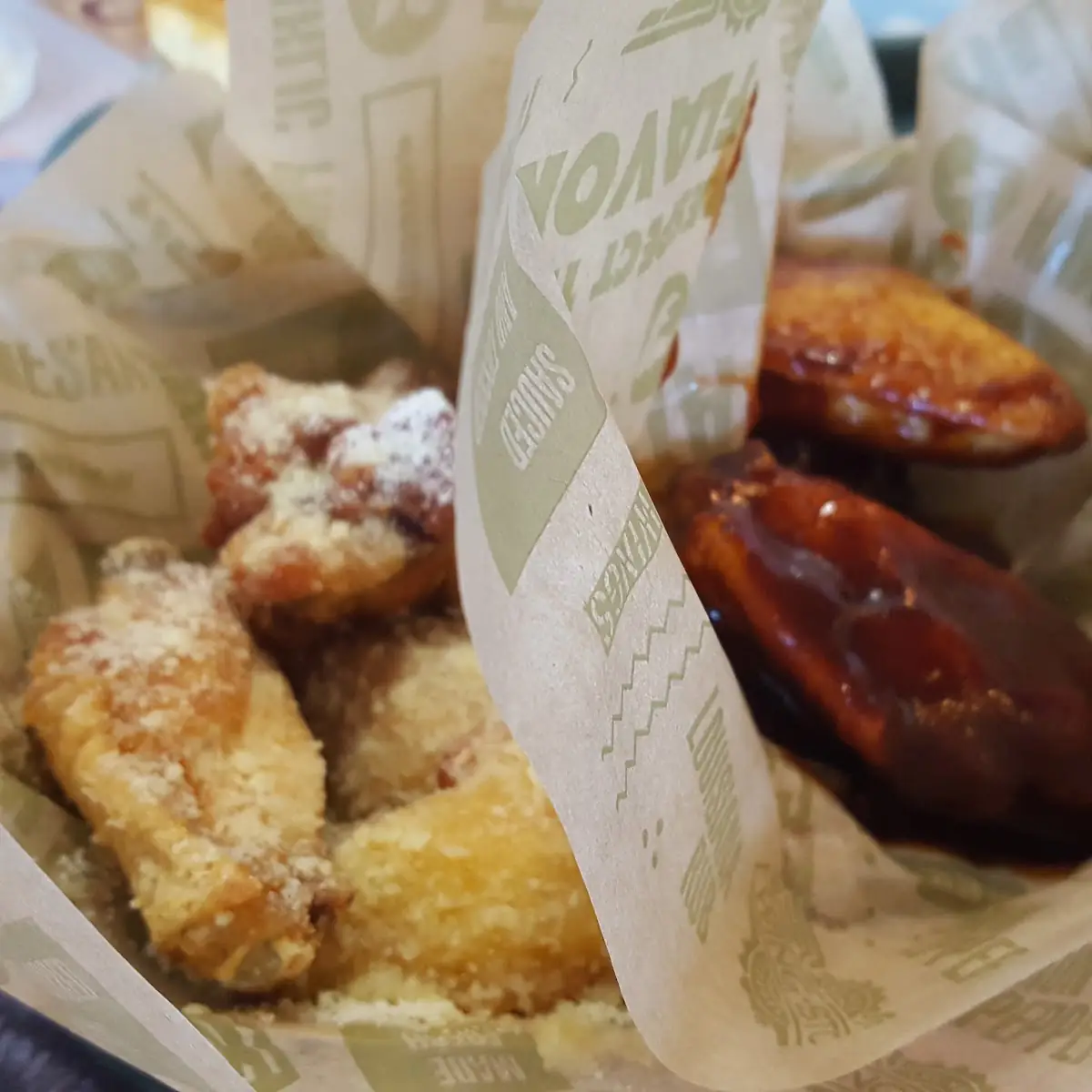 Parmesan & Hickory BBQ Wings