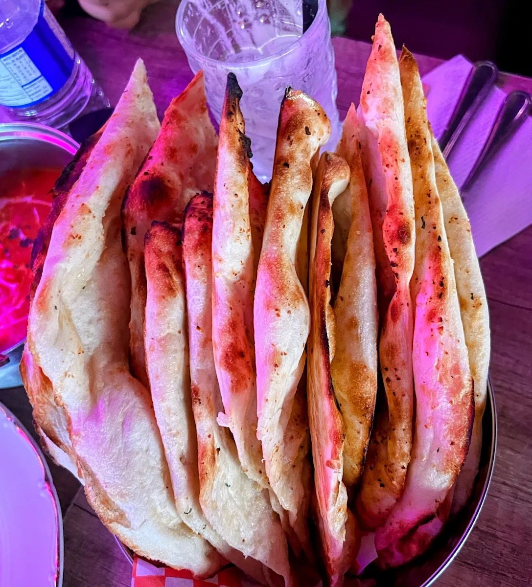Butter Naan, Leela Indian Food Bar (Gerrard)