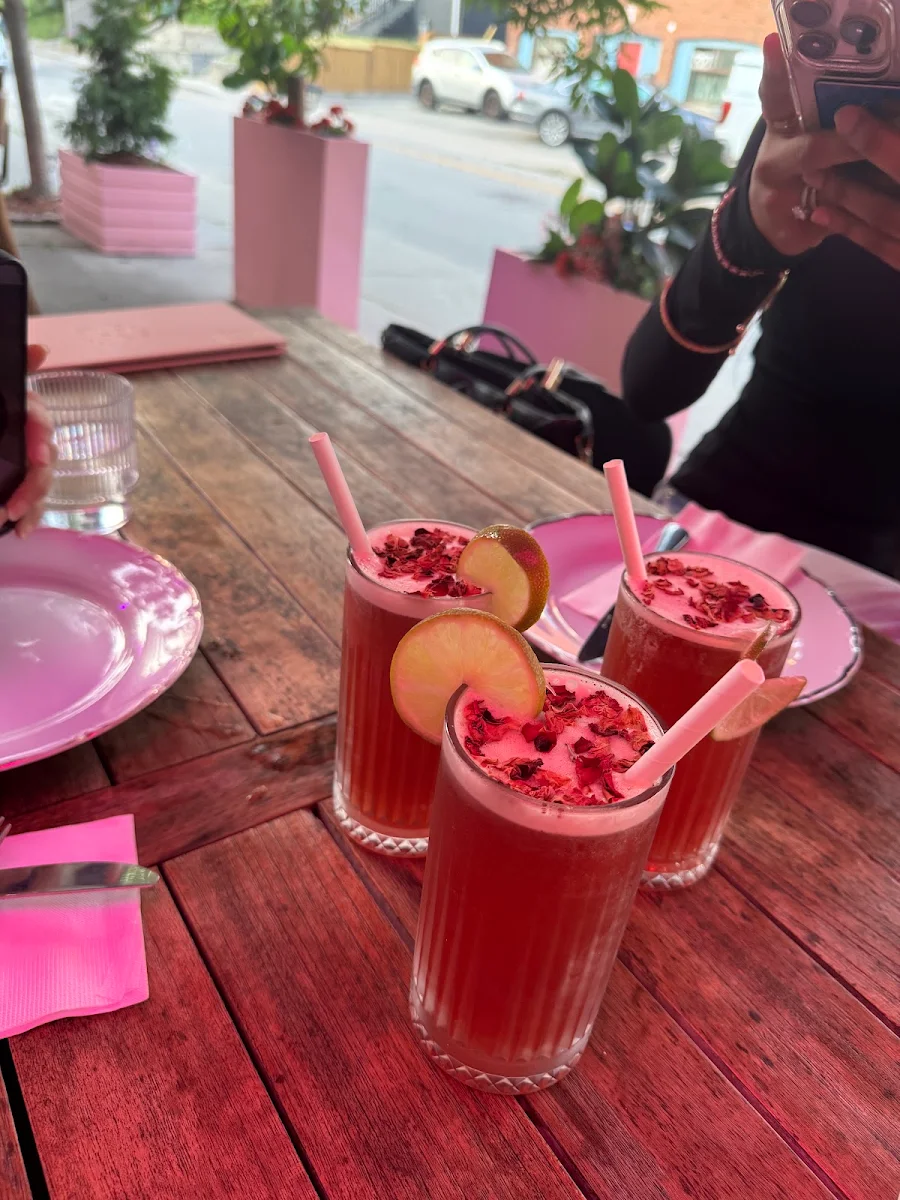 Gulaabo Rose Iced Tea, Leela Indian Food Bar (Gerrard)