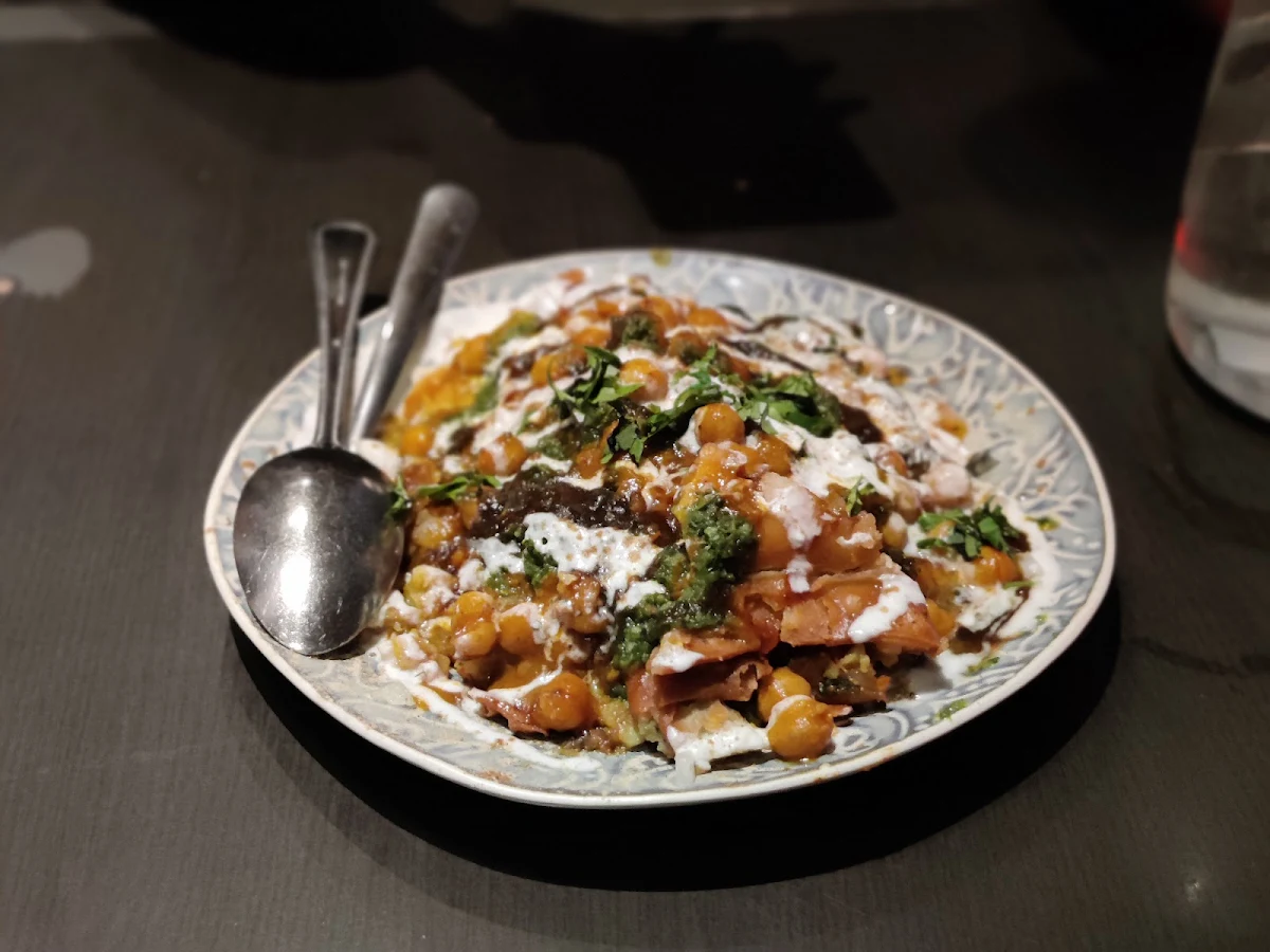 Samosa Chaat, Leela Indian Food Bar (Gerrard)
