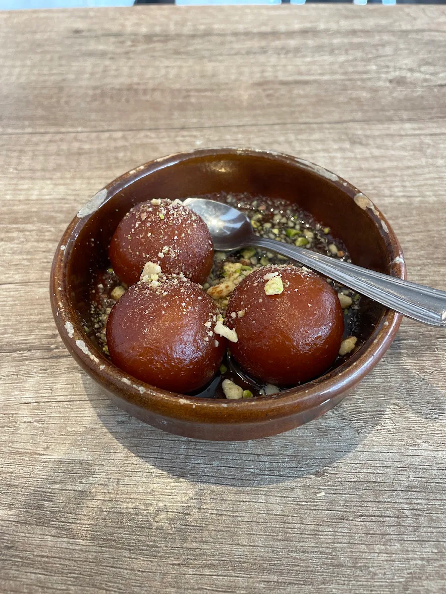 Warm Gulab Jamun with Ice Cream, Leela Indian Food Bar (Gerrard)