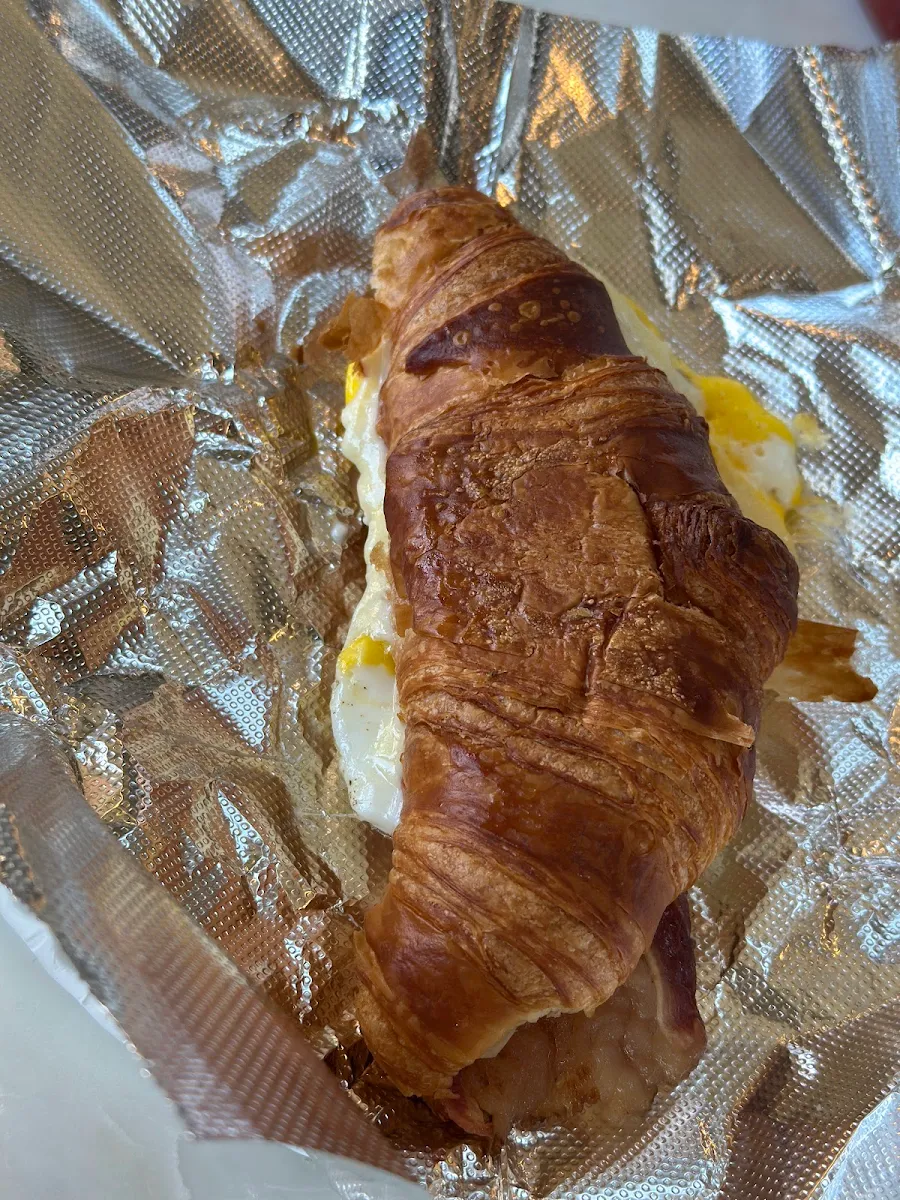 Turkey Sausage on Croissant