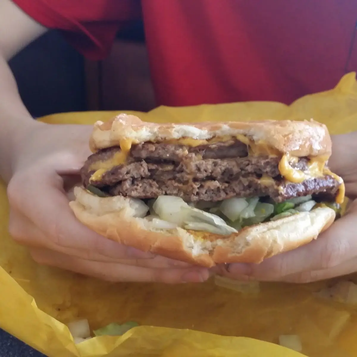 Triple Cheeseburger