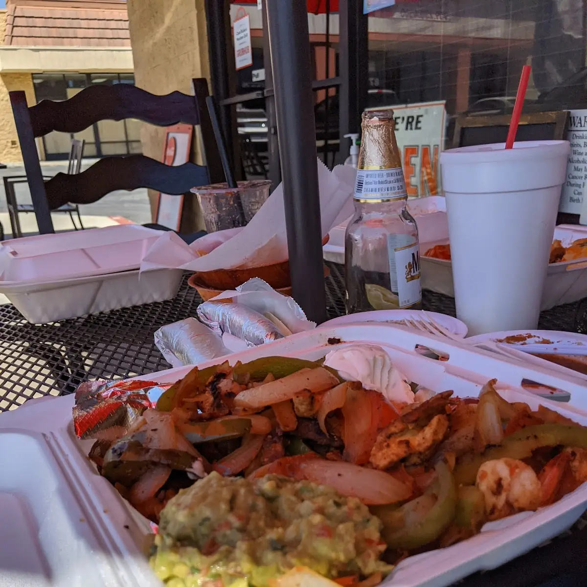 Fajitas Mixtas with Guacamole