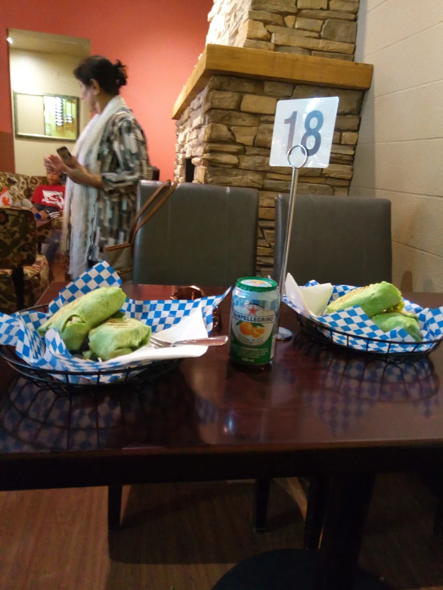 Veggie Wrap, Creekers Bistro and Restaurant