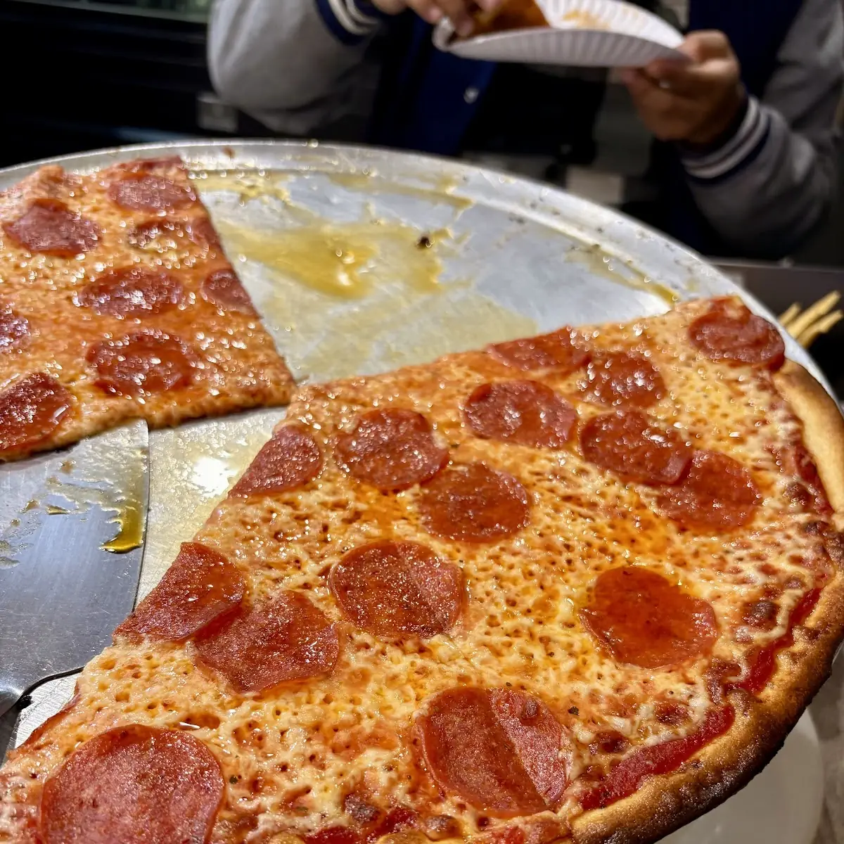 Thin Crust Pepperoni Pizza