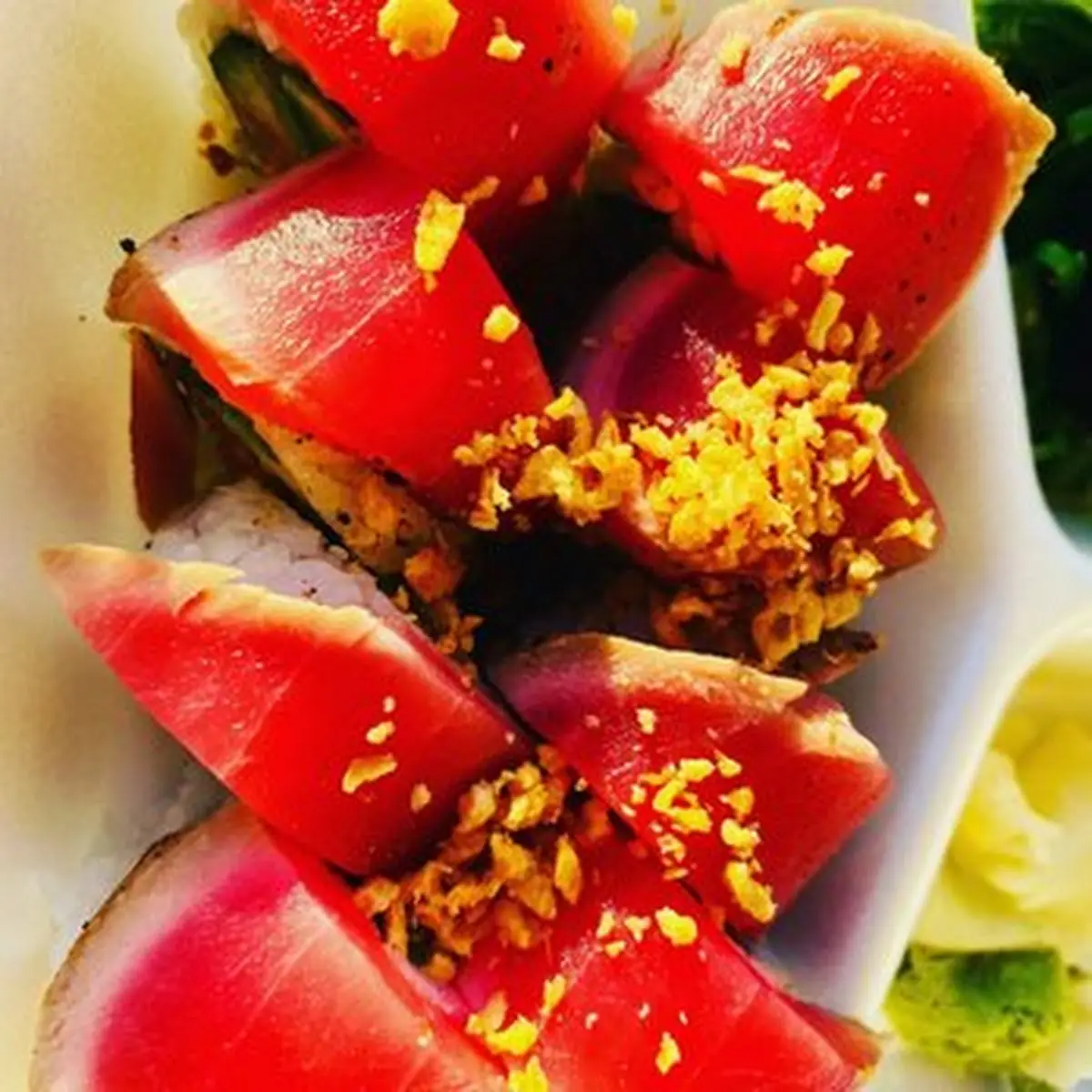 Crunch Onion Albacore Sashimi