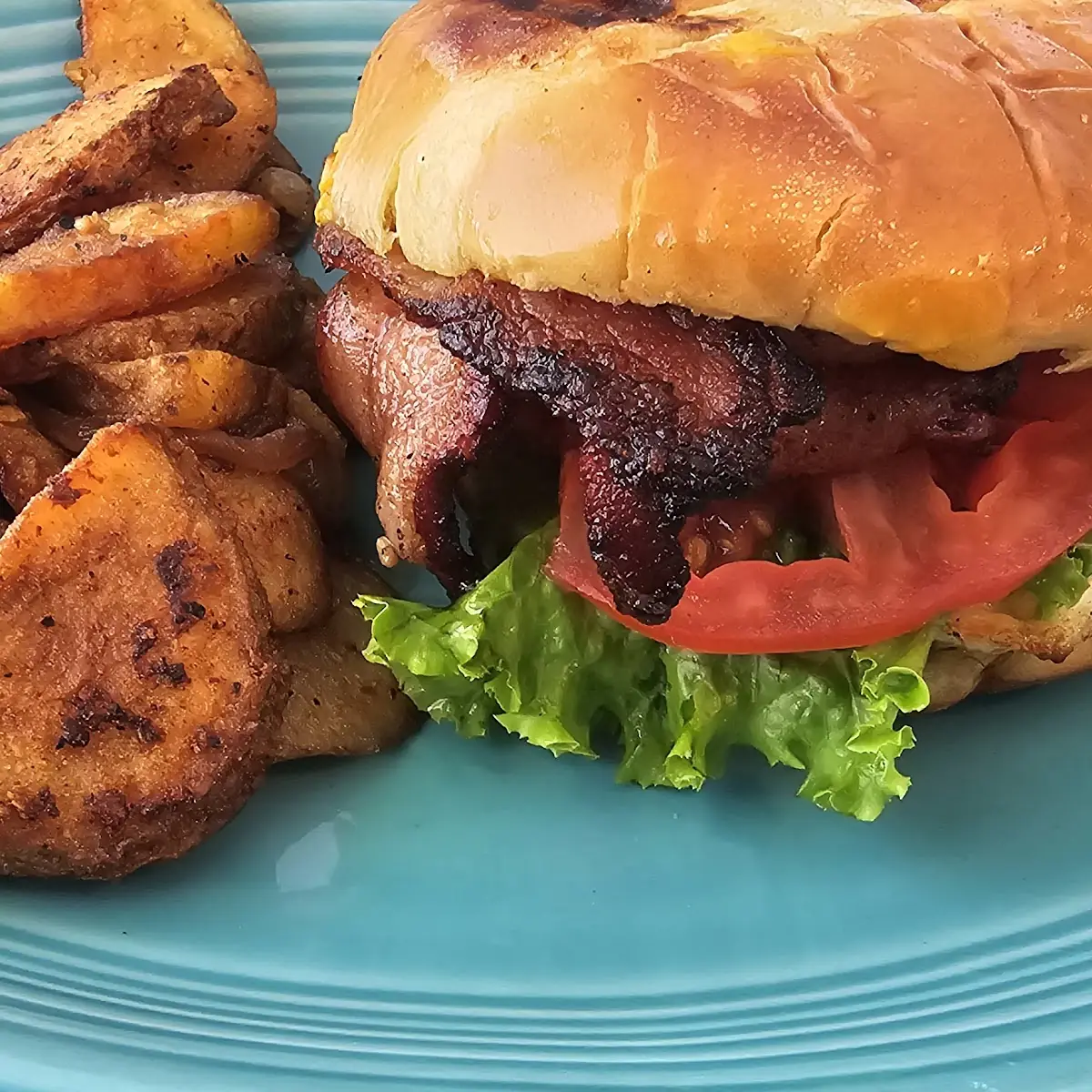 Breakfast Sandwich with Bacon Egg and Cheese